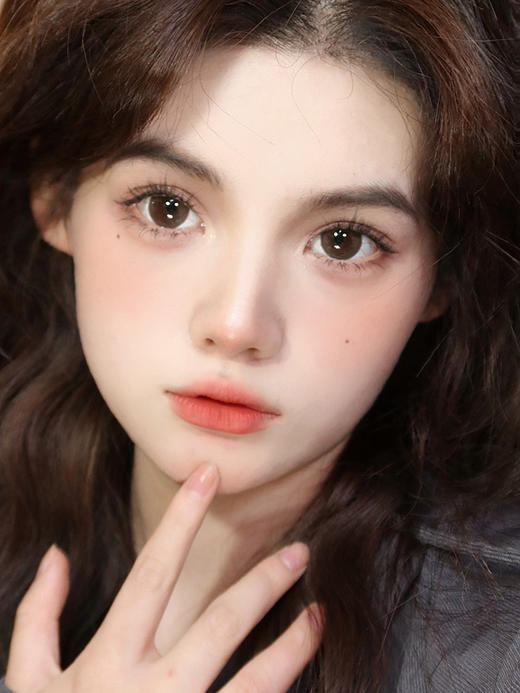 DorisCon旗下 黑莓冻&榛子酱  14.5mm白狮参考着色中大直径  韩产半年抛2片 商品图10