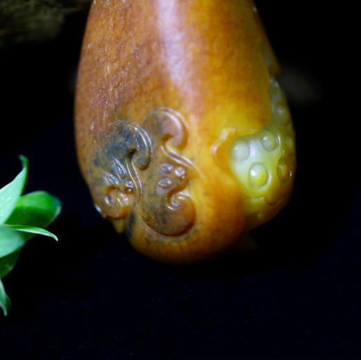 和田玉（白玉）籽料挂件--喜事连连18.07g 商品图7