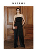 HIDEMI 节日系列轻礼服黑色抹胸式极简连体裤 商品缩略图4