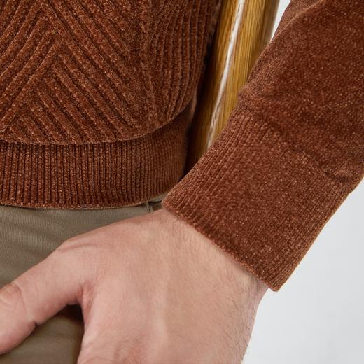 柒牌毛衣男秋冬季厚款半高领套头毛衫百搭时尚休闲针织衫	123Y70420 商品图2