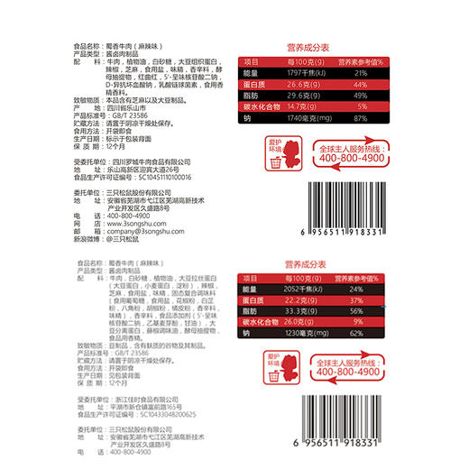 百草味 鸭脖170g（五香味）/袋*3【CZ】 商品图2