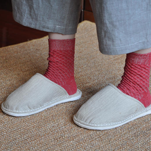 全麻手工定制拖鞋-机织汉麻  [按订单顺序定做，一周制作期] 商品图3