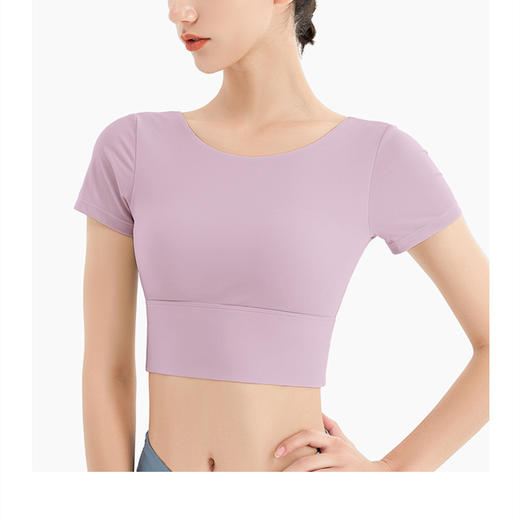 跃牌【美丽贤淑】一体式罩杯短袖背心TX28  商品图5