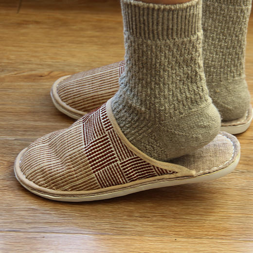 全麻手工定制拖鞋-手织苎麻  [按订单顺序定做，一周制作期] 商品图2