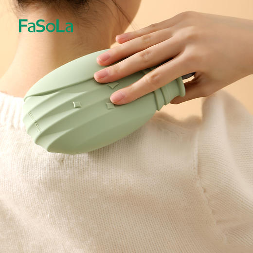 【热水袋】灌水硅胶暖水袋注水可爱热敷女生痛经暖宝宝小号冬季 商品图2