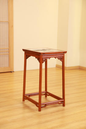 红桥红  家具严选  缅甸花梨（大果紫檀）【恭王府 寿字纹 圈椅 茶几】