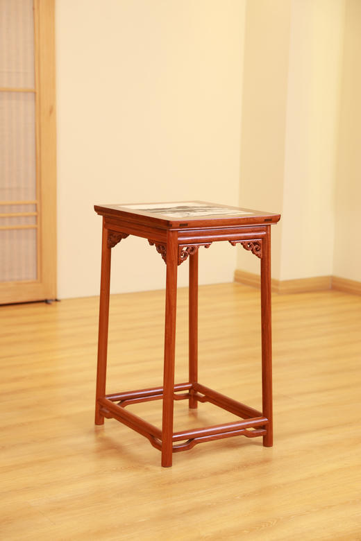 红桥红  家具严选  缅甸花梨（大果紫檀）【恭王府 寿字纹 圈椅 茶几】 商品图0