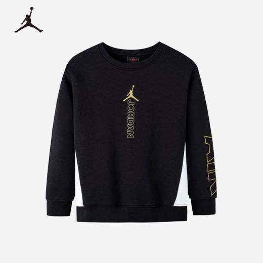 Air Jordan耐克童装男童加绒圆领卫衣22冬季新款JD2242047 商品图0