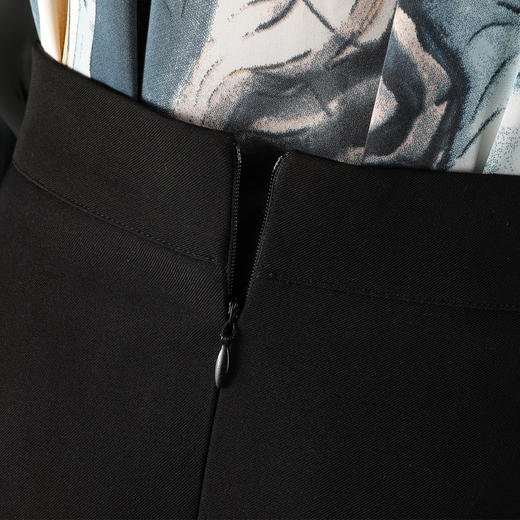 罗蒙春秋款女士半身裙优雅百搭大众日常A字伞裙女 商品图4