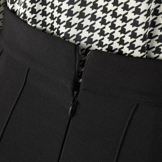 罗蒙春夏女士半身裙优雅气质通勤百搭A字伞裙女 商品图4