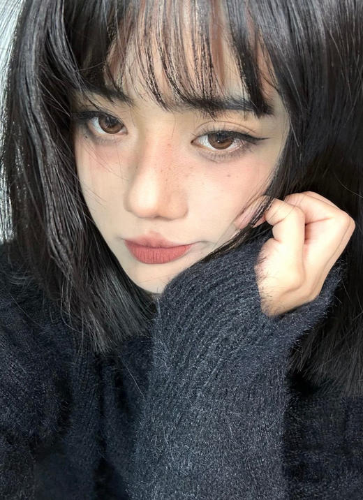 日抛 Deerbell  月球漫步 14.4 基弧8.7 粗边棕咖 商品图6