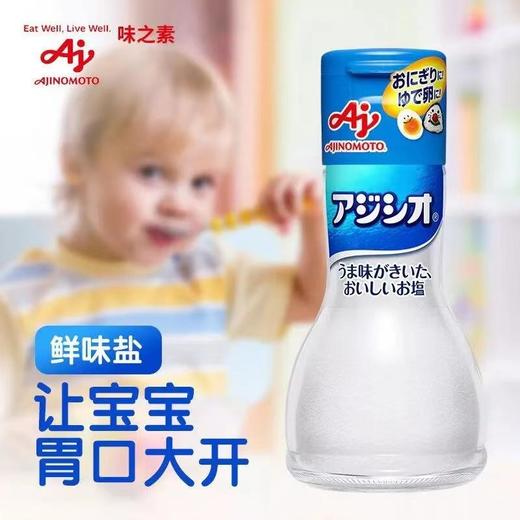 日本味之素宝宝调味盐110g婴儿调味品辅食宝宝辅食儿童食用盐调料 商品图0
