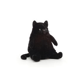 Jellycat 爱心小猫黑色 26cm