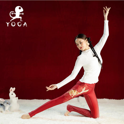 壁虎瑜伽【2212SY216】木耳边半高领长袖【5天发货】（无胸垫） 商品图2