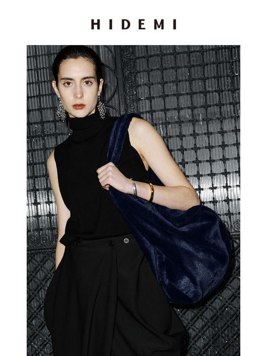 HIDEMI 节日系列毛毛行囊大号 商品图4