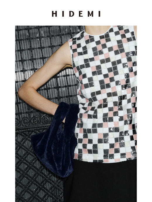 HIDEMI 节日系列毛毛行囊小号 商品图4