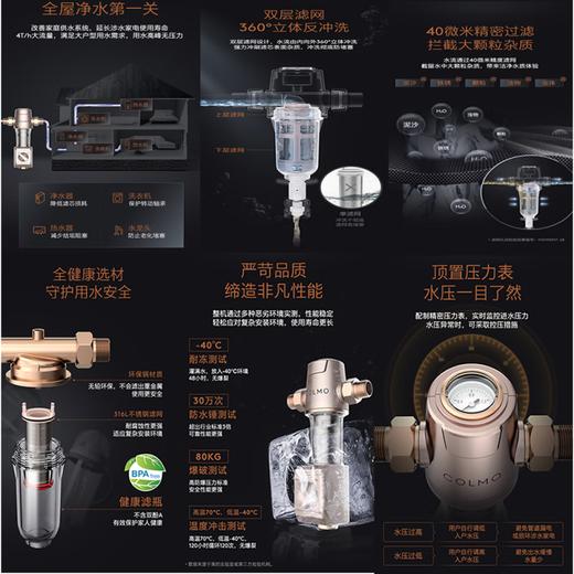 美的 CWQZ-A21 前置过滤器全屋自来水智能反冲洗 商品图1