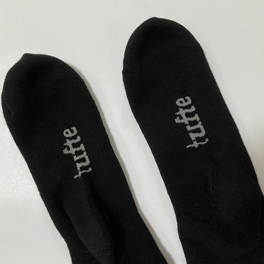英国外贸秋冬黑色百搭舒适美利奴女袜 商品图2