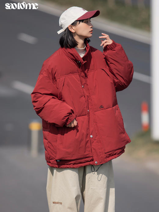 早乙女惠子saotome/STMMF0506/日系潮牌街头cityboy百搭大口袋秋冬情侣棉服 商品图0