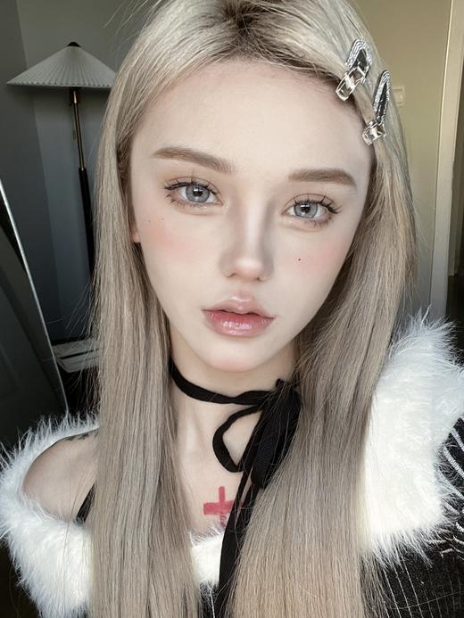 hushlens 美瞳年抛 朋克芭比 直径14.2mm着色13.3mm 商品图4