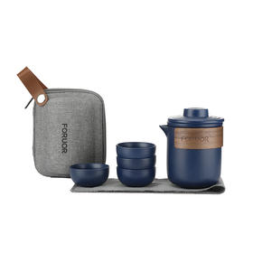 FU-HJK909陶趣旅行茶具（墨蓝）
