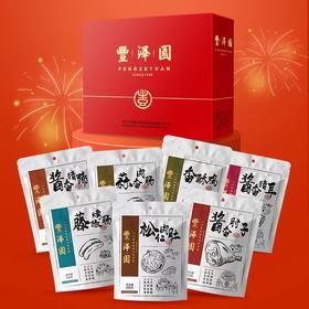 丰泽园丰年瑞礼礼盒 藤椒烤肠*1 蒜香肉肠*1 松仁肉肚*1 酱香猪蹄*1 酱香肘子*1 酱香猪耳*1 香酥鸡*