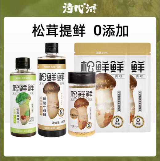 清心湖松茸调味料油醋汁组合装组0脂肪健身调味品松鲜鲜炖汤 商品图0