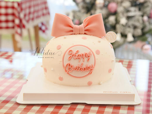 女士款 女生蛋糕 粉色蝴蝶结 球形蛋糕 商品图0