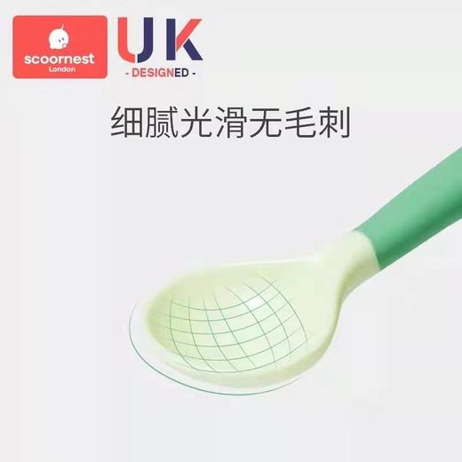 科巢宝宝学吃饭训练自主进食勺子弯曲大汤勺婴儿辅食勺儿童餐具辅食勺吃饭果泥餐具 商品图3
