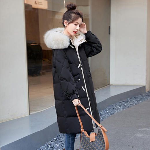 女中长款新款冬季加厚，韩版宽松学生面包服HR-GJC7266 商品图2