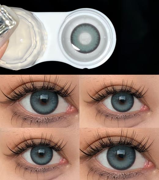 蓝眼芭比（硅水凝胶）约14.2mm 着色约13.4mm【瞳孔偏大可能会挡视线，介意慎拍】【年抛】 商品图1