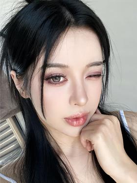 辣玫瑰（硅水凝胶）约14.2mm 着色约13.4mm【瞳孔偏大可能会挡视线，介意慎拍】【年抛】450度缺货