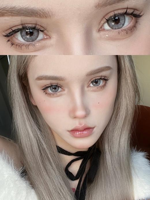 hushlens 美瞳年抛 朋克芭比 直径14.2mm着色13.3mm 商品图2