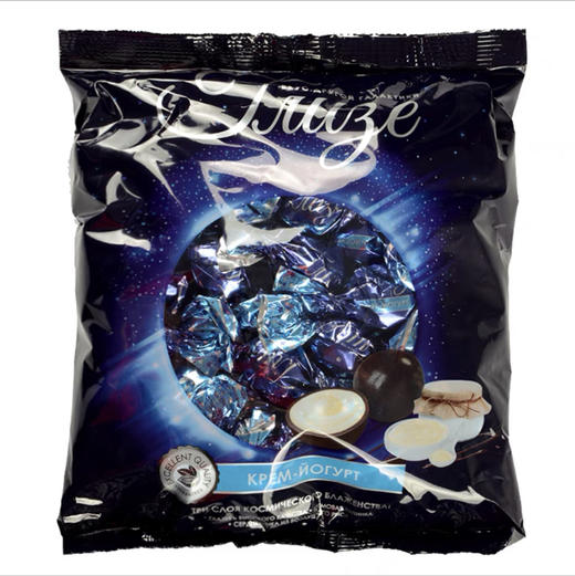 拉迈尔俄罗斯原装进口糖果巧克力球椰蓉松露味芒果味休闲零食品500g袋装 商品图4