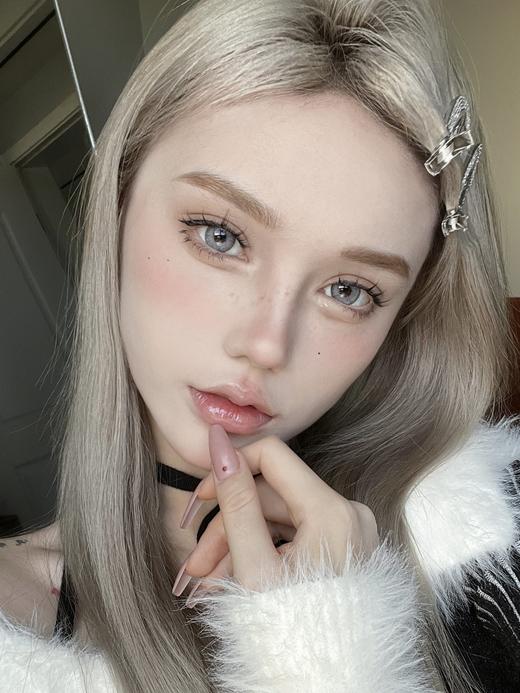 hushlens 美瞳年抛 朋克芭比 直径14.2mm着色13.3mm 商品图5