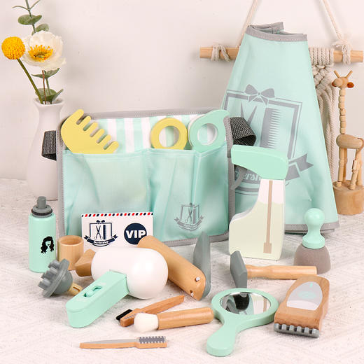 优木儿童仿真过家家套亲子角色扮演木制玩具套装 商品图6