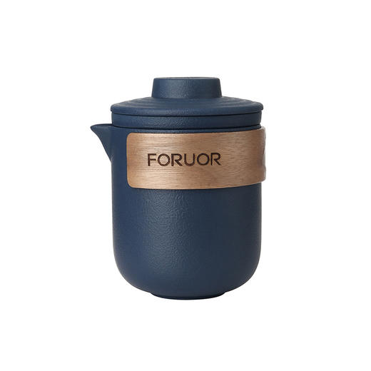 FU-HJK909陶趣旅行茶具（墨蓝） 商品图4