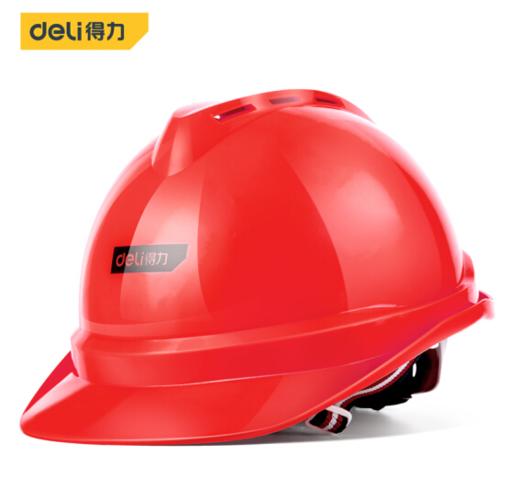 得力DL525003安全帽（红色） 商品图0