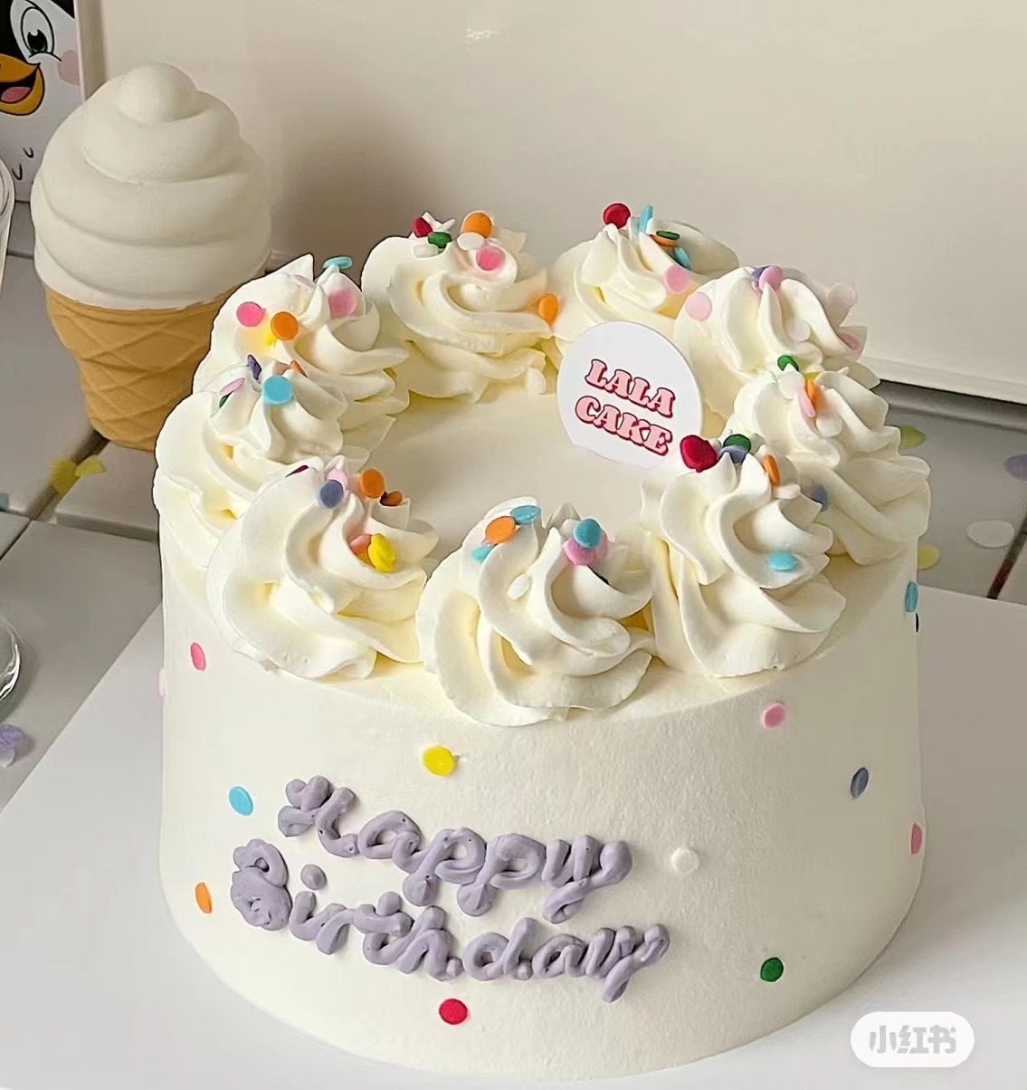 【优品系列】【采糖】女孩、女生、女士生日蛋糕