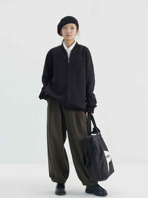 步履不停/2D43030C/打褶收口毛呢灯笼裤 商品图2