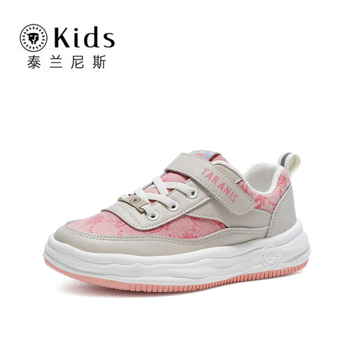 泰兰尼斯kids童鞋女童板鞋秋季男童休闲鞋低帮儿童鞋子时尚学生鞋 T02D3A2601 商品图1