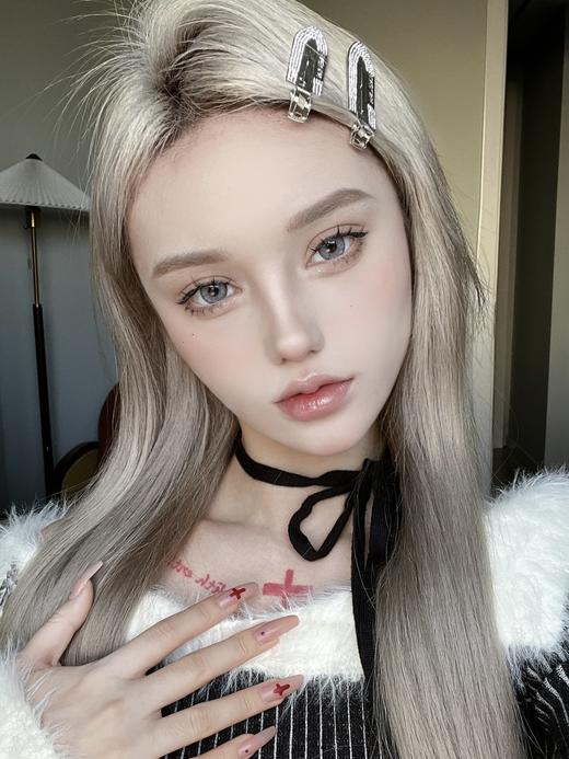 hushlens 美瞳年抛 朋克芭比 直径14.2mm着色13.3mm 商品图6