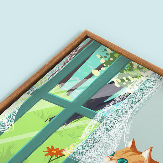 多喜爱高清数码布艺装饰画 萌宠系列猫狗大战之可爱猫咪 cs 商品图4