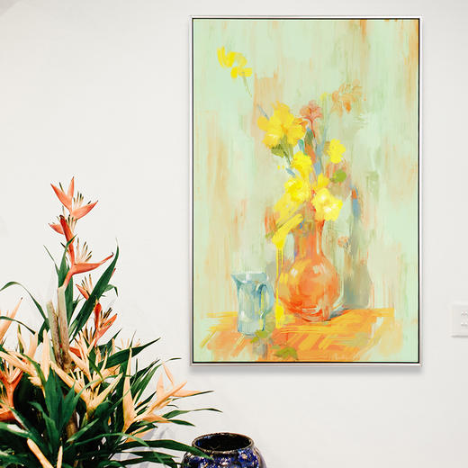 多喜爱高清数码布艺装饰画 原创写意风格花卉挂画cs 商品图3
