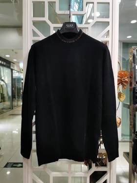 11446黑羊绒衫