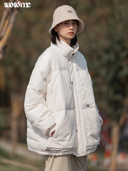 早乙女惠子saotome/STMMF0506/日系潮牌街头cityboy百搭大口袋秋冬情侣棉服 商品图3