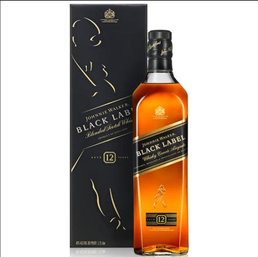 尊尼获加黑牌12年调配型苏格兰威士忌40度700ml 商品图0