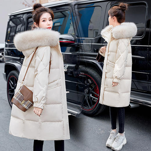 女中长款新款冬季加厚，韩版宽松学生面包服HR-GJC7266 商品图6