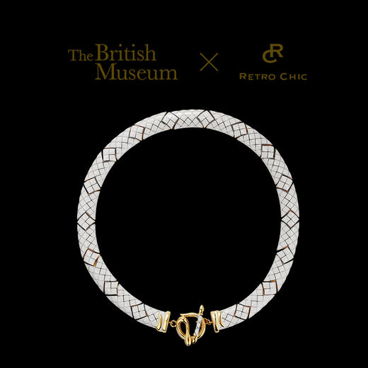 【尚雯婕&谭维维&黄龄&刘忻同款】大英博物馆联名系列 Retro Chic 白色圣蛇项链 商品图5