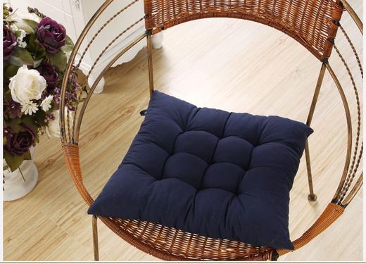 【应季好物】纯色办公室坐垫磨毛椅子垫 2个 41*41cm 商品图4